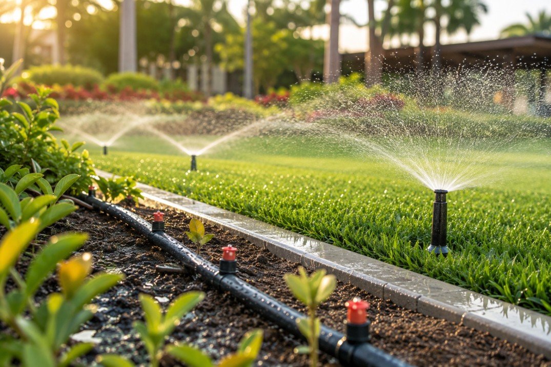Irrigation system planning for landscapes