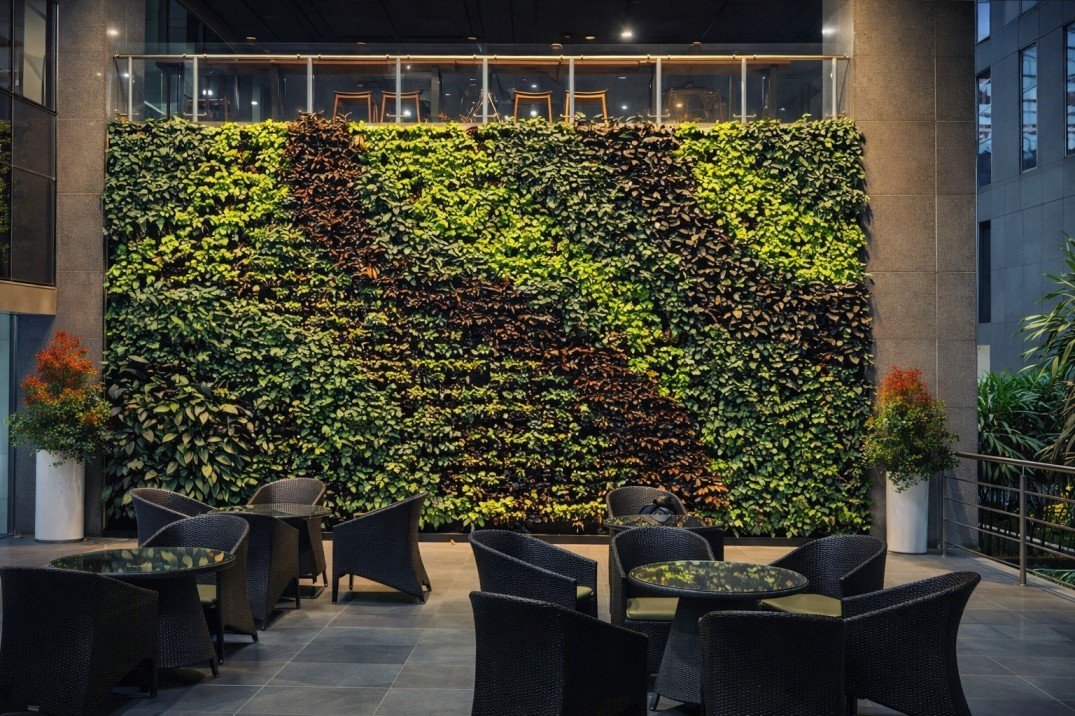 Corporate Office vertical garden project